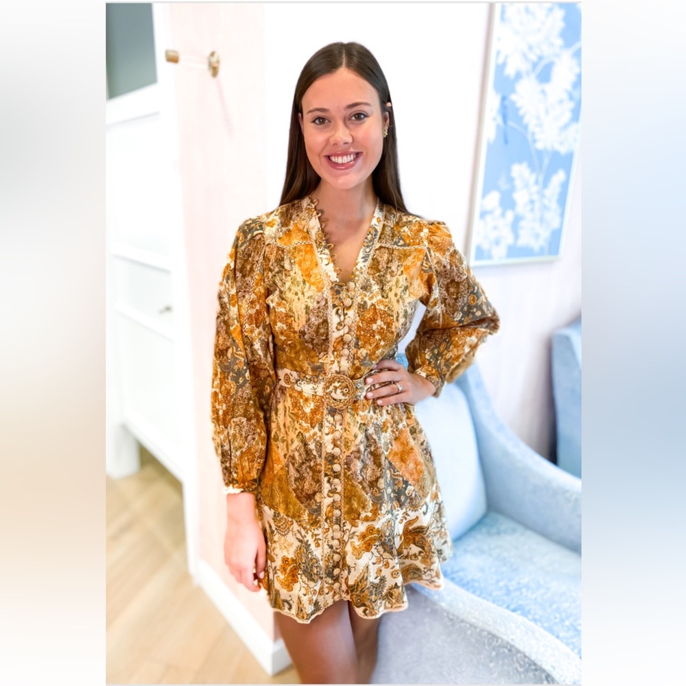 Anna Cate Emma Belted Dress purchased from Beau & Ro in Charleston NWOT - Picture 2 of 2